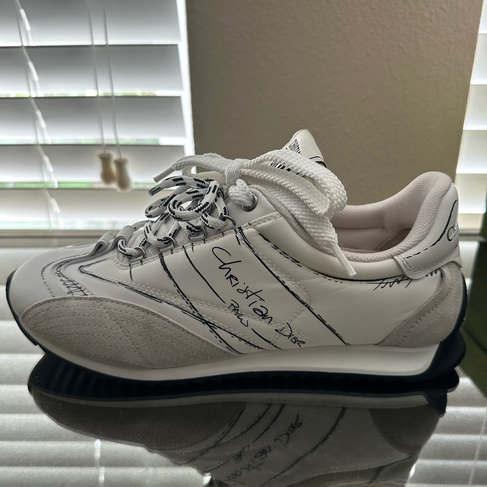 Dior White and Black Women's Sneakers